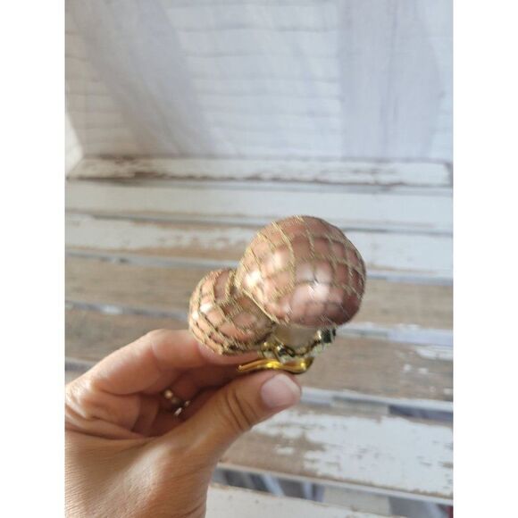 Mushroom clip-on glass ornament fungus fungi unique Xmas tree - Picture 6 of 8